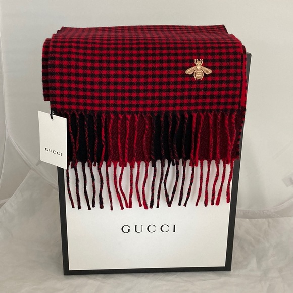 Gucci Reversible Cashmere and Wool Scarf - Picture 2 of 10